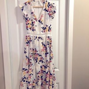 Beautiful flower print dress
